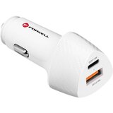 forcell 38 W USB-C USB avtomobilski polnilec, cigaretni vžigalnik z Power Delivery 3.0, - Frost White, (20633035) Cene