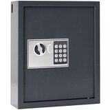 vidaXL sef s tipkovnicom Gunmetal siva Čelik, Krom Srednji Brave Cijene