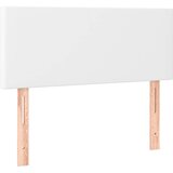  s oprugama i madracem bijeli 90 x 190 cm od umjetne kože | shoptok.hr