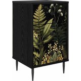  Noćni ormar RHENEN Crni hrast 36 x 33 x 61 cm Konstruirano drvo | shoptok.hr