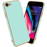 Cadorabo Ohišje, združljiv z Apple v sijajni metini zeleni barvi - Zlato - zaščitno prevleko iz fleksibilnega silikona TPU in z zaščito pred kamero, (20603185) Cene