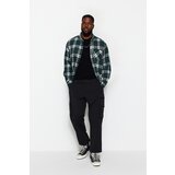 Trendyol Black Men's Jogger Technical Parachute Fabric Pocket Zippered Elastic Waist Casual Plus Size Trousers | shoptok.hr