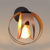  Zidna svetiljka MOONLIGHT 1xE27/15W/230V crna/bakrena | Eponuda.com