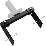  Adapter za ralicu za snijeg za kosilicu crni | shoptok.hr