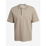 Jack & Jones Beige Mens Polo T-Shirt Blamatt - Men | shoptok.hr