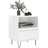  Noćni ormarići 2 kom sjajni bijeli 40x35x50cm konstruirano drvo | shoptok.hr