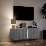  Zidni TV ormarić s LED svjetlima siva boja hrasta 100x31x35 cm | shoptok.hr