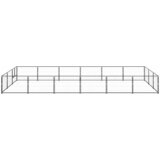 Kavez za pse crni 18 m² čelični | shoptok.hr