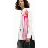 Desigual Bluza pegasto rumena / roza / bela | Shoptok.si