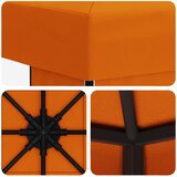 Gazebo 3 x 3 m Narančasta Poliester i čelik 190 gsm | Eponuda.ba