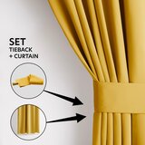 Restilo Žuta zatamnjujuća zavjesa 140x270 cm Eyelets – | shoptok.hr