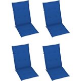  Jastuci za vrtne stolice 4 kom plavi 120 x 50 x 3 cm od tkanine | shoptok.hr