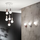  Ondaluce - Visilica na sajli ROCK 6xG9/7W/230V, Ø 35 cm beton/smeđa/siva/bela | Eponuda.com