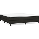  Okvir za krevet s oprugom crni 160x200 cm od tkanine | Eponuda.com