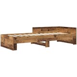  Okvir kreveta s uzglavljem Staro drvo 80 x 200 cm | shoptok.hr
