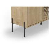 Marckeric Niska komoda u dekoru hrasta u prirodnoj boji 120x80 cm Inca – | shoptok.hr