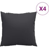 Jastuci za sofu 4 kom crni 40 x 40 cm od tkanine | shoptok.hr