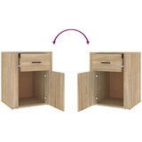  Noćni ormarić boja hrasta 50 x 36 x 60 cm od konstruiranog drva | shoptok.hr