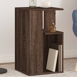  Bočni stolić boja smeđeg hrasta 35x35x60 cm konstruirano drvo | shoptok.hr