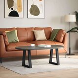 vidaXL Noge za blagovaonski stol V-oblik 2 kom crne 38x(42-43,3) cm | shoptok.hr