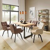 Zandiara jedilna miza canu, divji hrast, 140x90 | Shoptok.si