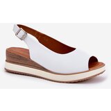ARTIKER Leather Wedge Sandals | Eponuda.ba