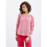 Orsay Dark Pink Ladies Striped Blouse - Women | ePonuda.com