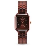 Vuch Ženski ručni sat Roeen Dark Purple s kristalima, kući&amp;scaron;te 27 x 28 mm Slike