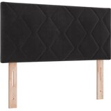 LED krevet za pohranu s madracem Crna 90 x 190 cm Baršun | shoptok.hr