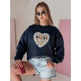 DStreet Bluza damska oversize z sercem SERDUCHOVA granatowa Cene