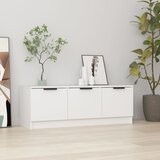 Furnova TV omarica bela 102x35x36,5 cm inženirski les, (21924475) Cene