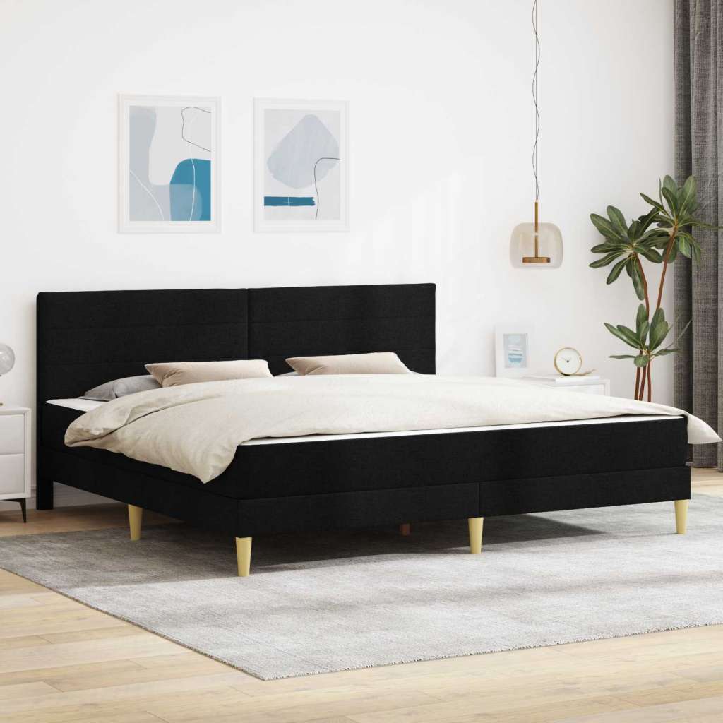  Okvir za krevet Crna 200 x 200 cm Poliester | shoptok.hr