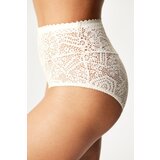 NIKOL DJUMON Klasične čipkaste hlačke Emma z visokim pasom | Shoptok.si