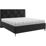 Boxxx OBLAZINJENA POSTELJA 180 cm x 200 cm , tekstil črna | Shoptok.si