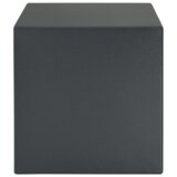 vidaXL varnostna škatla s ključavnico temno siva 25x35x25 cm jeklena | Shoptok.si