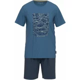 Tom Tailor Kratka pidžama bež / mornarsko plava / tamno plava