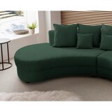 Livetastic Wohnlandschaft, rebrasti žamet temno zelena | Shoptok.si