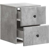  Stenski nočni omarici 2 pcs Betonsko siva 34,5 x 33 x 40 cm, (5000233441) Slike