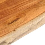 Stolna ploča 100x60x3,8 cm pravokutna bagremovo drvo živi rub | shoptok.hr
