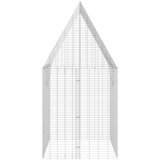  Kavez za zečeve Srebrno 200 x 100 x 210 cm Cinkani čelik | Eponuda.com