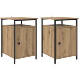  Noćni ormar 2 pcs Umjetnički hrast 40 x 42 x 60cm | shoptok.hr