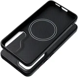 Ovitek Carbon Elite Mag Cover, združljiv z MagSafe, za Samsung Galaxy S25 Ultra, črn
