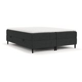 Maison de Rêve Temno siva boxspring postelja s prostorom za shranjevanje 160x200 cm Malte – Cene