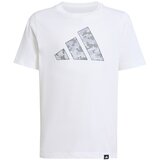Adidas Majica za dečake J Camo T, JV5077, Bela | ePonuda.com