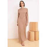 Trendyol Modest Ženska haljina Tctss26Eb00074, Bež | Eponuda.com