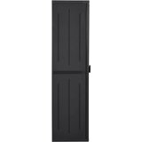  Vrtni ormarić za pohranu crni 65 x 45 x 172 cm PP ratan | shoptok.hr