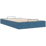 vidaXL Otomanski posteljni okvir brez vzmetnice moder 120x190 cm žamet, (21611903) | Shoptok.si