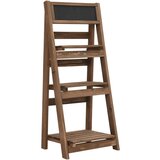 vidaXL Stojalo za rože s tablo 3-nadstropno 40x30x90cm trden les jelke Cene