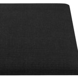  Zidna uzglavlja 12 pcs Crna 90 x 30 cm tkanina | shoptok.hr