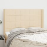  Uzglavlje s ušima krem 147x16x118/128 cm od tkanine | Eponuda.com